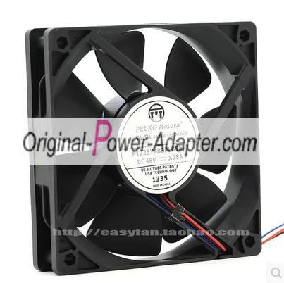 PELKO MOTORS P1225Y48BPLB5h - 7 DC48V 12 cm invert cooling fan