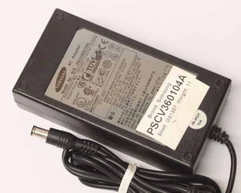 Genuine Samsung PSCV360104A for AD-3612S SAD03612A-UV 12V LCD Monitor AC Adapter