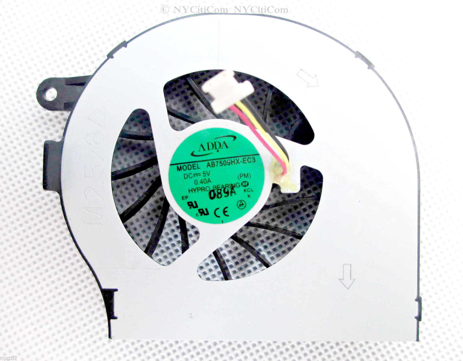 New Adda AB7505HX-EC3 (PM) CPU Fan 612354-001 white HP Compaq CQ72 G72 Series