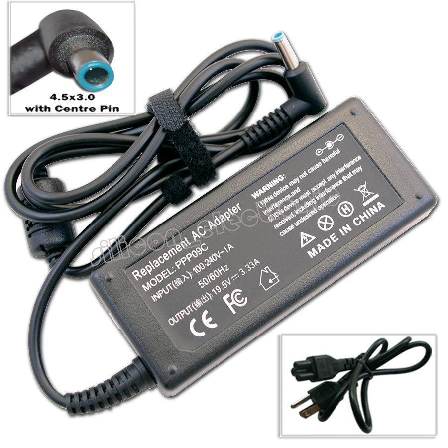 New AC Adapter Charger for HP 19.5V 3.33A 15-R011dx 15-r015dx 15-r017dx 15-R018dx Laptop