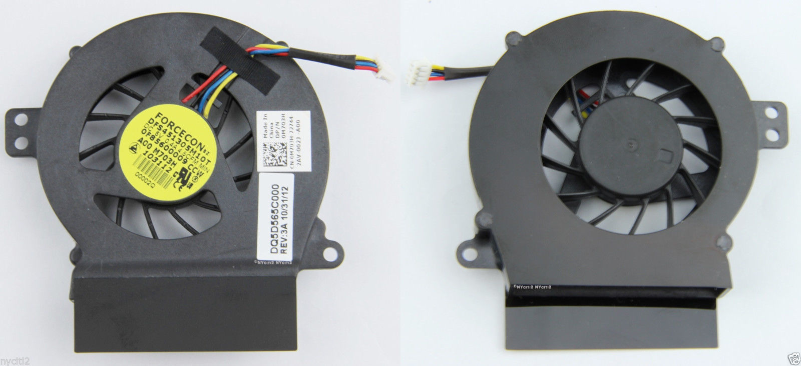 Fast Shipping CPU Cooling Fan Fits to DELL Vostro A860 A840 1410 M703H Series A+