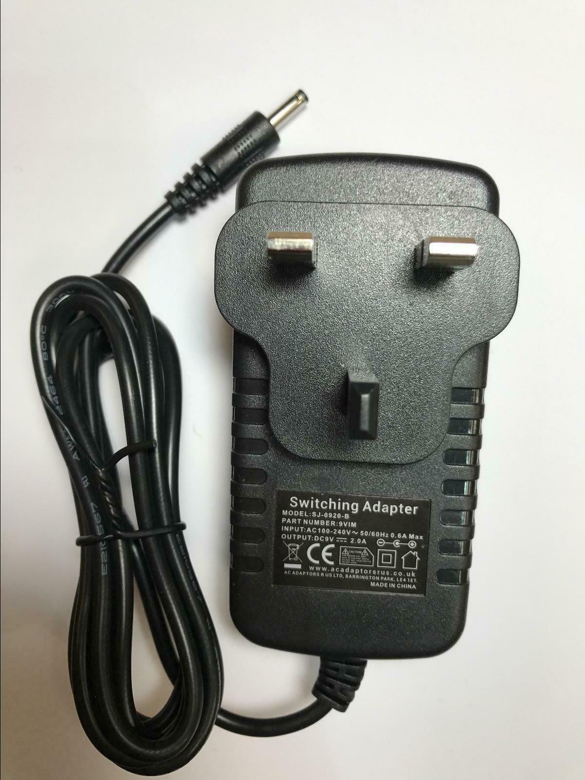 Replacement for DC 8.8V 500mA AC Adapter model HS-0560500 Power Supply UK Plug Output Voltage: 9.