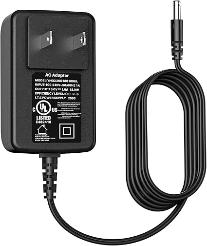 19V Charger for ILIFE V3s Pro,V5s Pro,V1,V3,V4,V5,V5 Pro,V7,X5,V50,V55,X800,V8s,V80 Max,V9e,A4,A4s,A