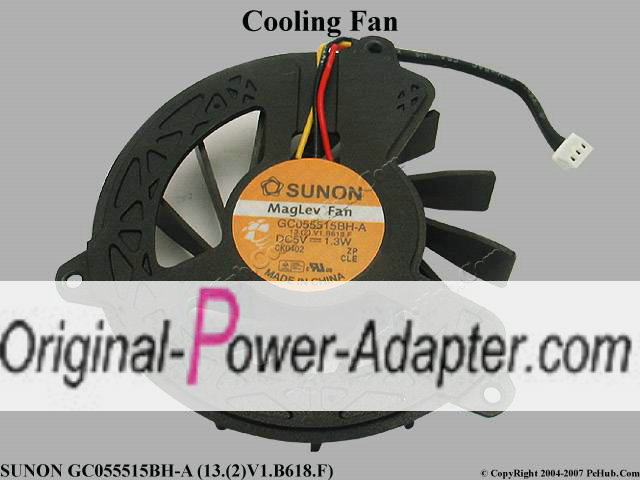 SUNON GC055515BH-A Cooling Fan GC055515BH-A 13.(2).V1.B618.F