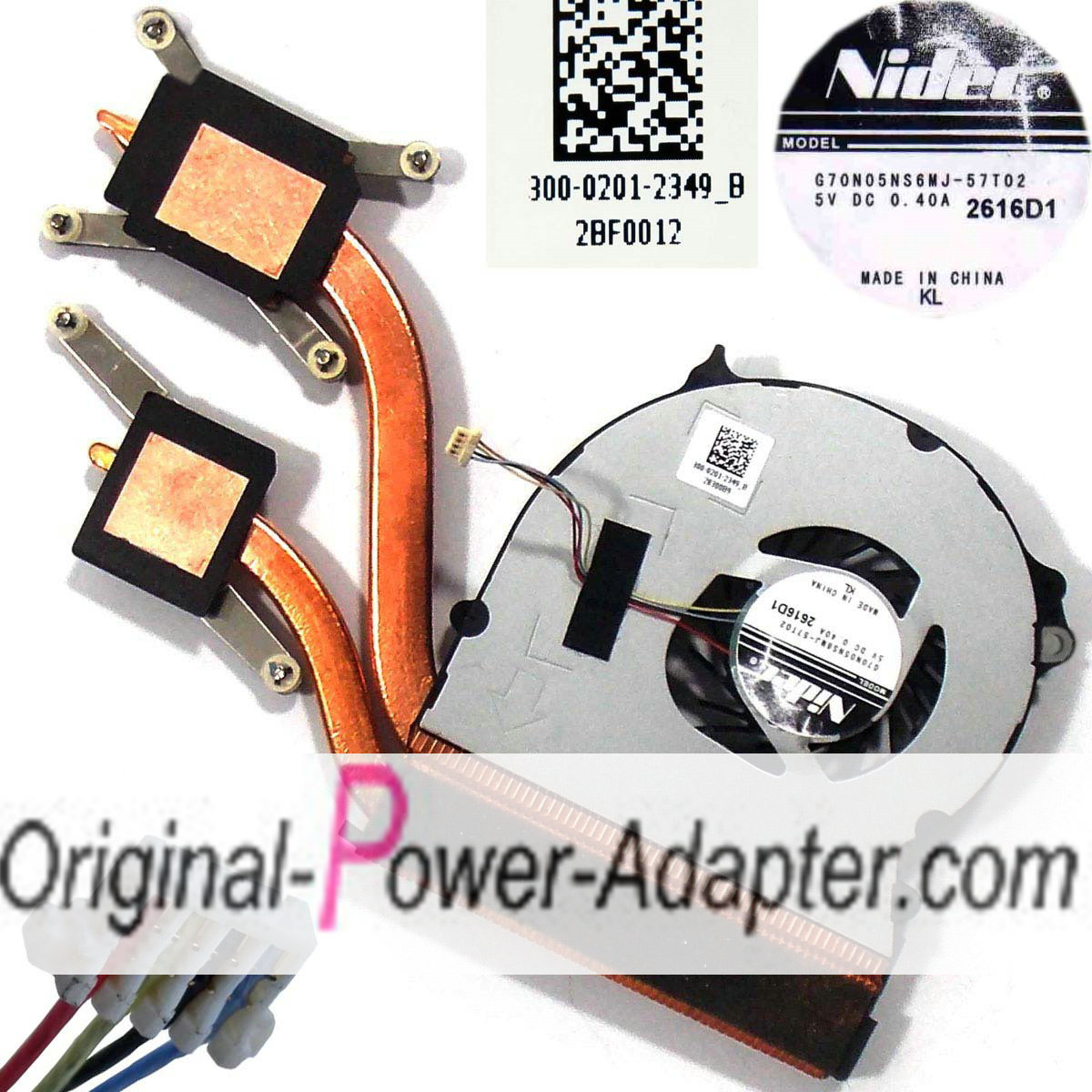 Sony Vaio SVS13 Series Cooling Fan 300-0201-2349 300-0201-2349_B G70N05NS6MJ-57T02